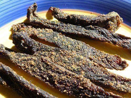 Different types of biltong