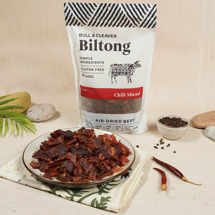 16oz / 1 pound Chili Biltong Sliced