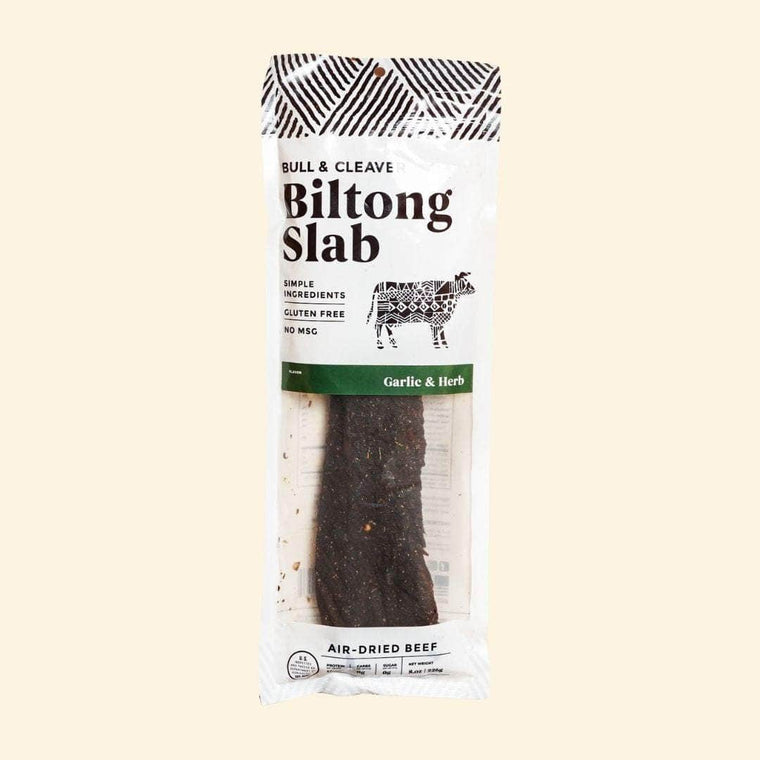 Garlic & Herb Biltong Slab 8oz