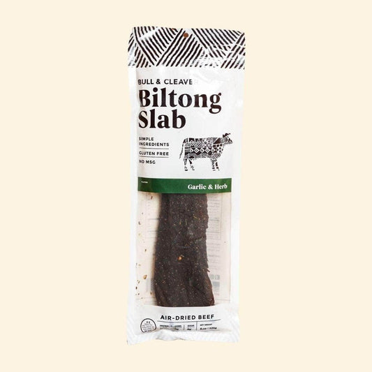 Garlic & Herb Biltong Slab 8oz